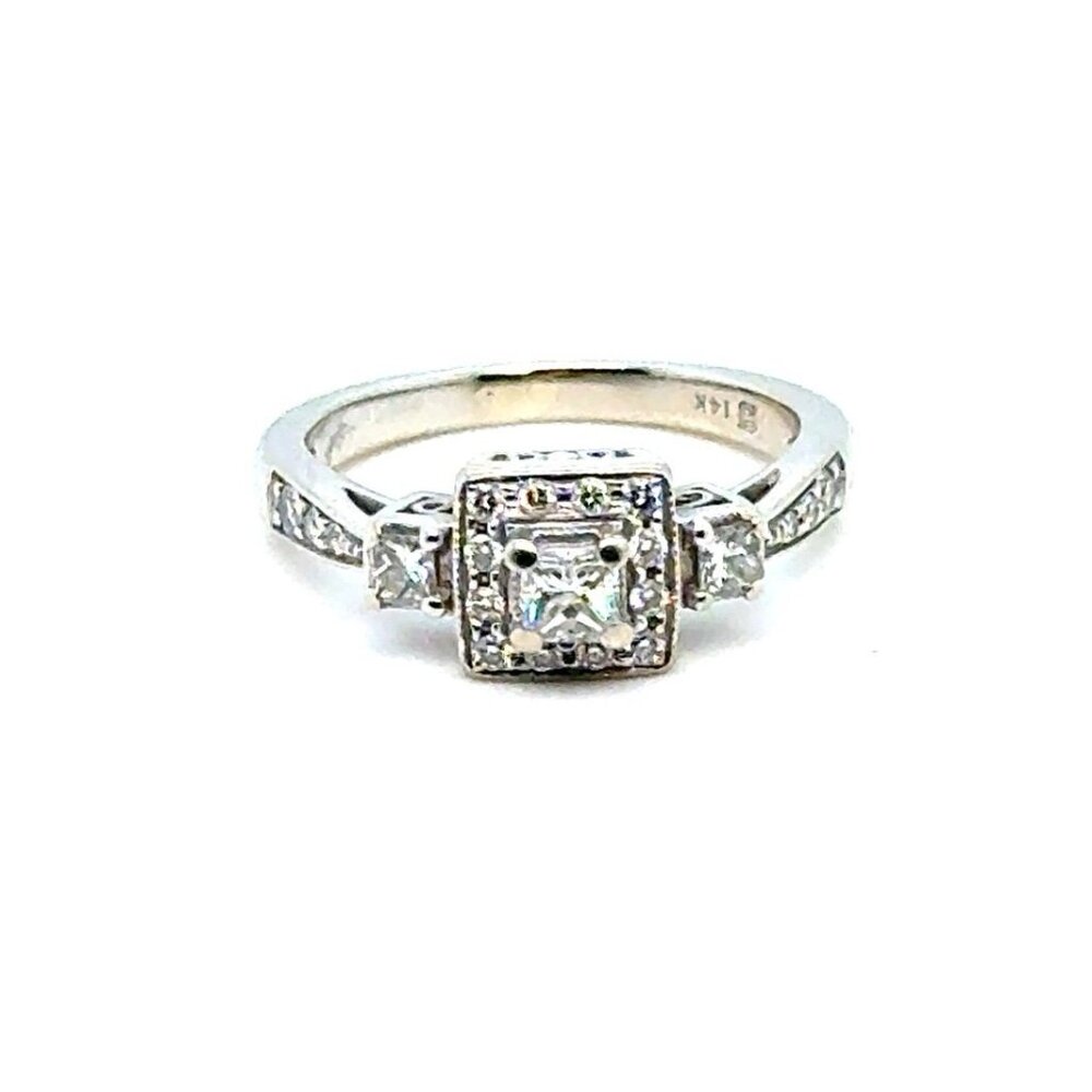 14K Gold Diamond Engagement‎ Ring
